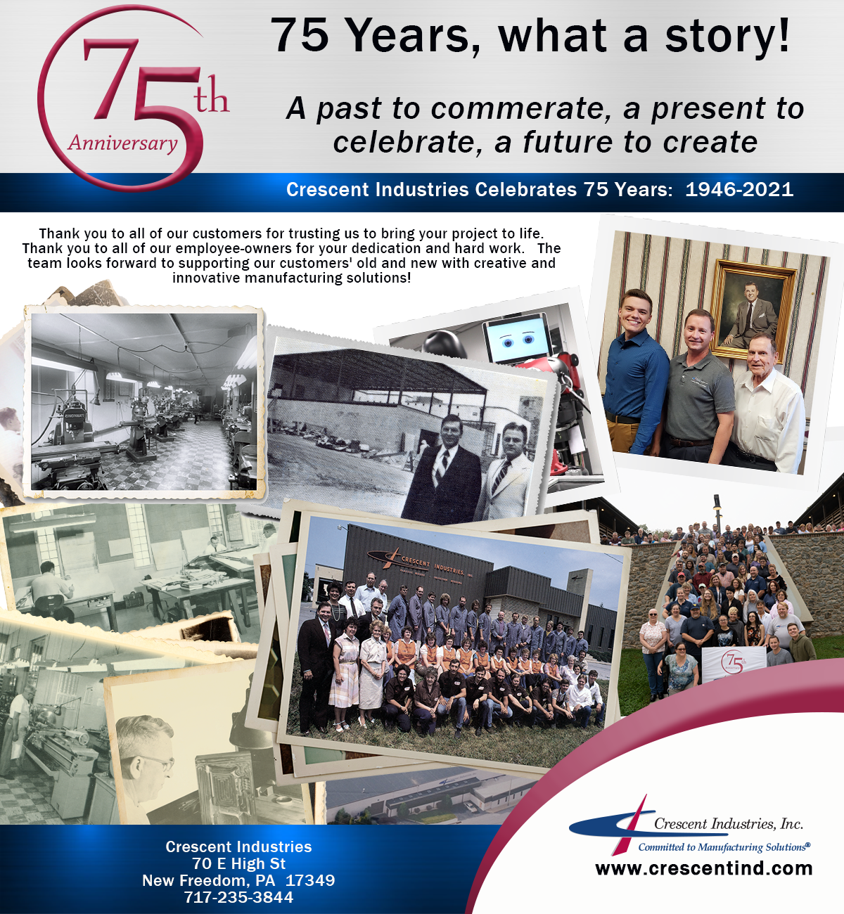 75 Years of Injection Molding Experience